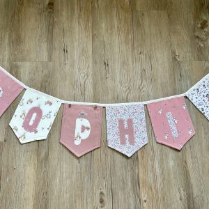 Baby clothes Birthday & Name Banners (4-6 week turnaround)