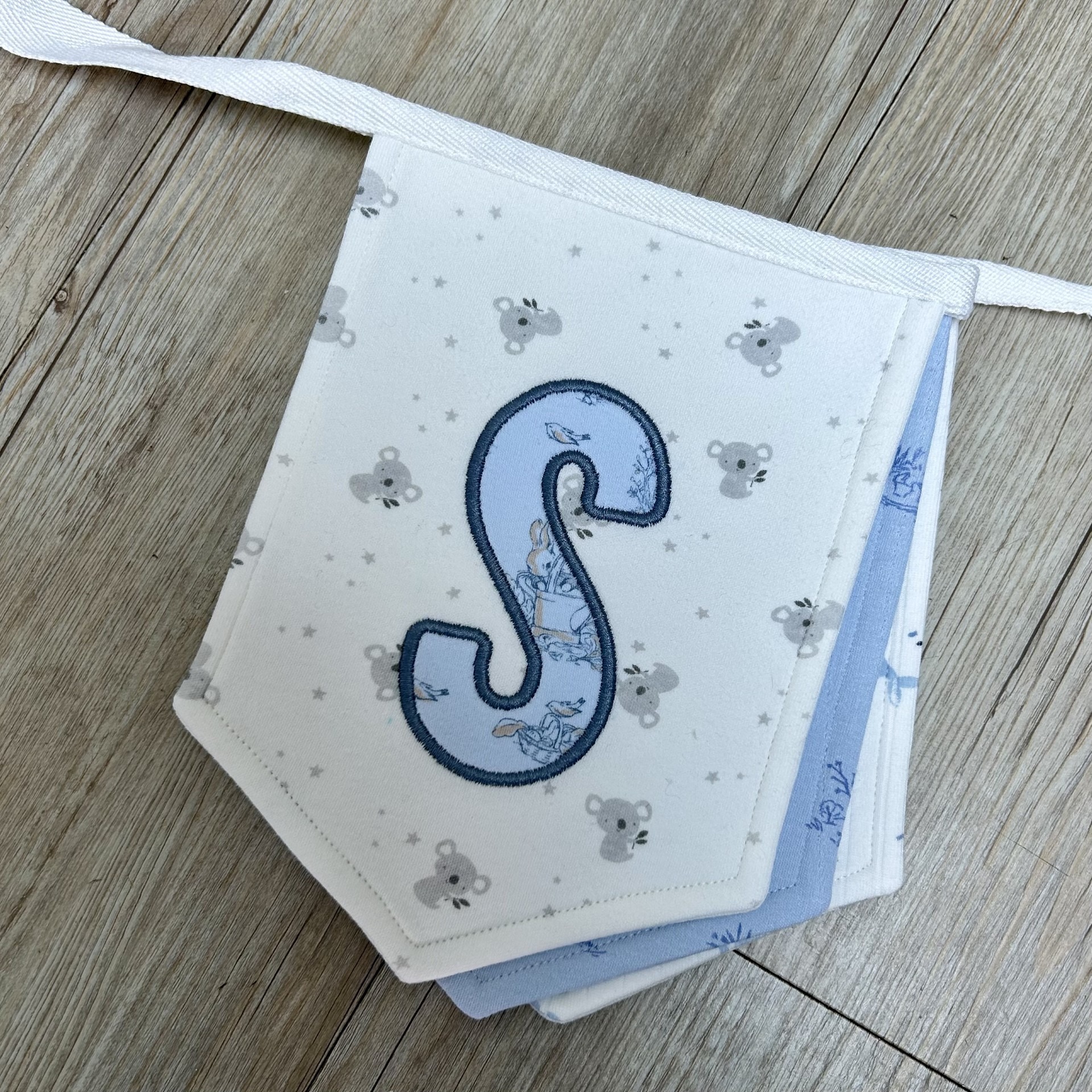 Baby clothes Birthday & Name Banner Flags (4-6 week turnaround) - Image 4