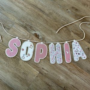 Baby Clothes Birthday and Name Banner Letters (SOLD OUT - NEXT RESTOCK: SUN 1ST NOV AT 7PM)
